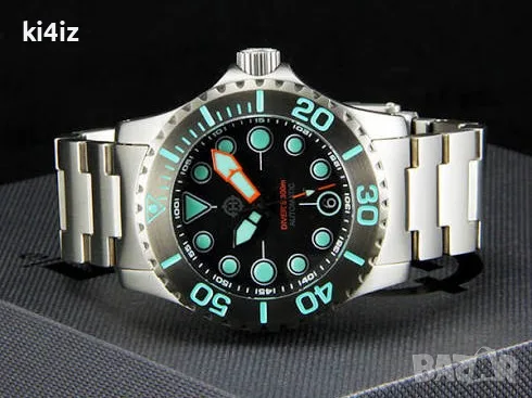 БАРТЕР! Оригинален Helm Comodo 300m Automatic Diver, снимка 5 - Мъжки - 56294647
