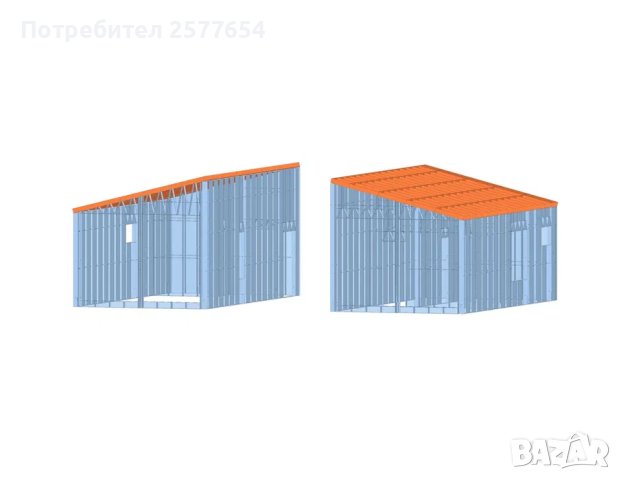 Къща,Бунгало,Преместваема къща,Сглобяеми къщи,Модулни,Жилищни-81м², снимка 3 - Строителни материали - 44175912