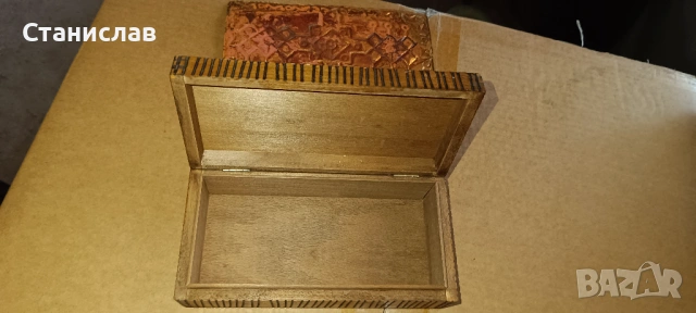 Дървени кутий , снимка 4 - Антикварни и старинни предмети - 53306635