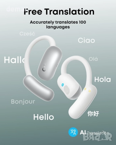 Soundcore AeroFit 2 AI Assistant от Anker, слушалки с отворени уши, снимка 2 - Безжични слушалки - 52073815