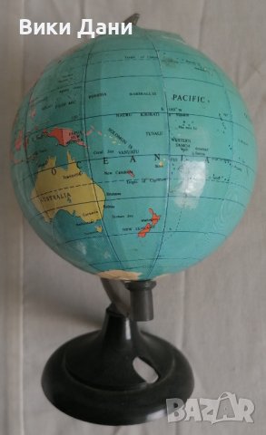 Стар глобус , снимка 2 - Антикварни и старинни предмети - 39334250