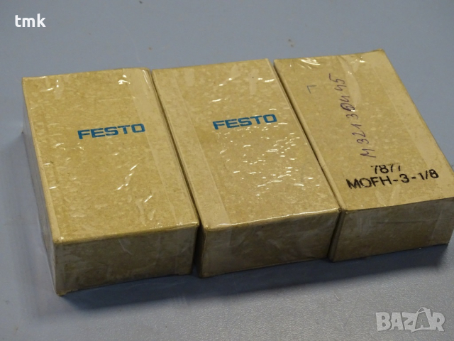 Пневматичен разпределител FESTO MOFH-3-1/8, FESTO MEH 3/2-1/8-P-B, снимка 8 - Резервни части за машини - 36170205