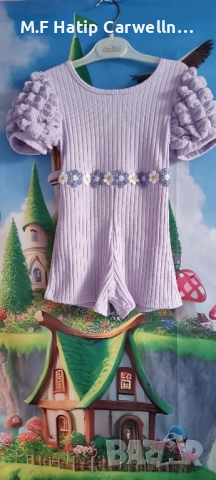 Детска рокля+гащеризон.Без никакви забележки.Подходящо за деца от3до5г, снимка 6 - Детски якета и елеци - 52532201