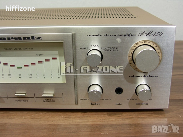 Усилвател  Marantz pm-450 /1 , снимка 4 - Ресийвъри, усилватели, смесителни пултове - 51606580