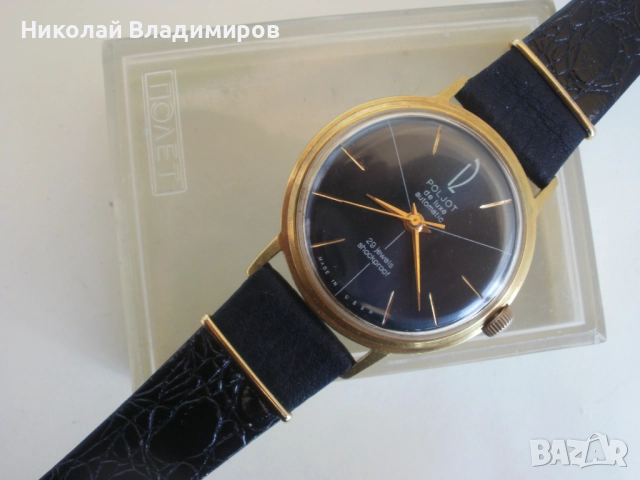 Пoljot de luxe 29 j. automatic мъжки руски Полет ръчен часовник