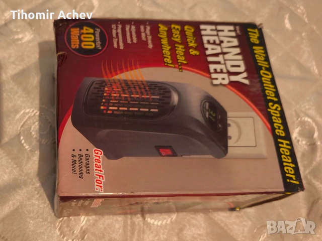 Портативна духалка 400 вата., снимка 4 - Отоплителни печки - 53288451
