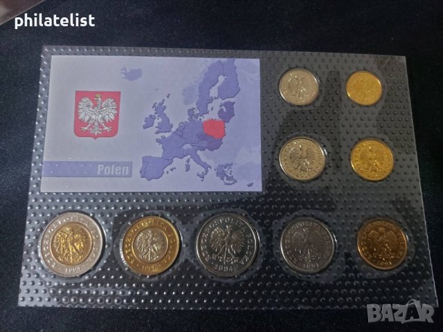 Комплектен сет - Полша , 9 монети 1991-2002, снимка 2 - Нумизматика и бонистика - 42485361