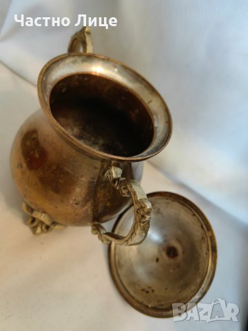 Разкошна Старинна Бронзова Княжеска Захарница Края на 19 век, снимка 3 - Антикварни и старинни предмети - 41972345