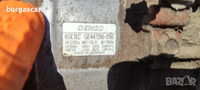 Компресор климатик 447260-0198 / 5SE12C Toyota Corolla Verso 1.8-129к.с1ZZFE - 210лв, снимка 2 - Части - 50951192