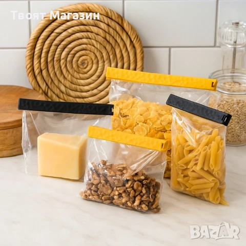 Щипки за затваряне на пликове 4 бр. | 11 см., снимка 3 - Аксесоари за кухня - 51080966