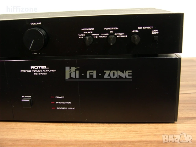 Комплект    Rotel rc-870bx / rb-870bx , снимка 5 - Ресийвъри, усилватели, смесителни пултове - 53682133