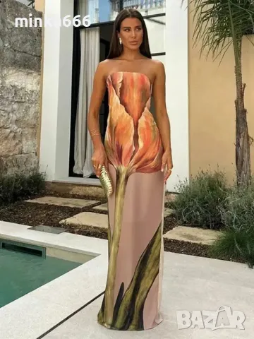 Стилна дамска рокля., снимка 1