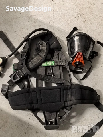 Dräger бутилка е композитна карбонова 6.8 литра / 300 bar с аксесоари, снимка 9 - Водни спортове - 53107641