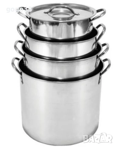 Тенджери от неръждаема стомана, 4 броя, снимка 6 - Съдове за готвене - 48925674