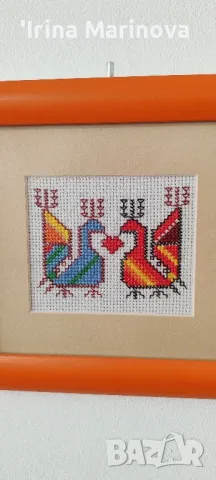 Шевица с пауни, снимка 1