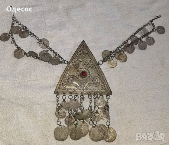 Възрожденски накит от Пиринско, трепка за народна носия, снимка 10 - Антикварни и старинни предмети - 22398562