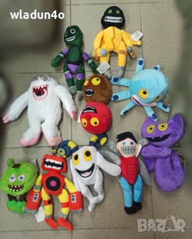 Герои от играта" My singing monsters"-14лв, снимка 4 - Плюшени играчки - 41429535