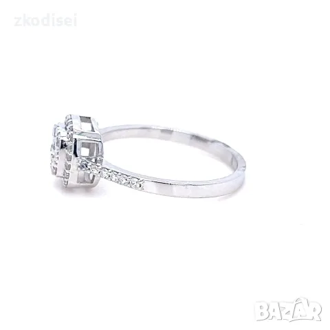 Златен дамски пръстен с диамант 0,42Ct. чистота:SI размер:54 модел:42926-1, снимка 4 - Пръстени - 55824617