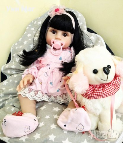 Реборн кукла, преродени бебе, играчка, реалистична голяма кукла 