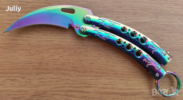  Сгъваем нож-пеперуда / 5 модела /, снимка 13 - Ножове - 36487264