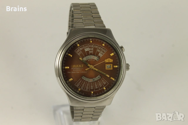Японски Ръчен Часовник ORIENT Вечен Календар, снимка 2 - Мъжки - 53655523
