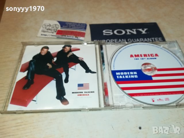 MODERN TALKING-AMERICA CD 1608231229, снимка 2 - CD дискове - 41872868