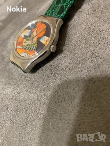 vintage 90's NOS Italian Art Watch from the Collection Palazzo Brugiotti, снимка 3 - Мъжки - 52917394