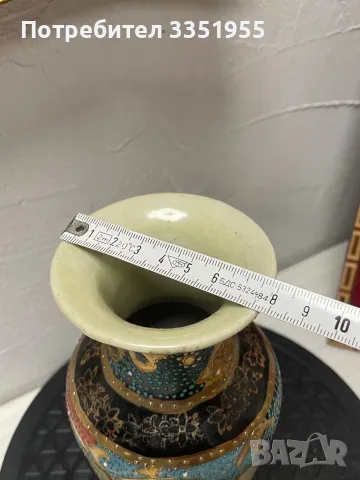 Стара Ваза Satsuma оригинал, снимка 15 - Вази - 50053396