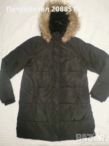 Топло черно зимно яке