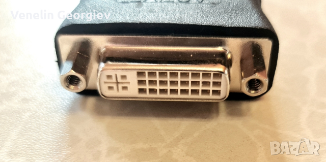 Оригинален DVI (F) към Mini DisplayPort (M) /Адаптер, снимка 9 - Друга електроника - 44710497