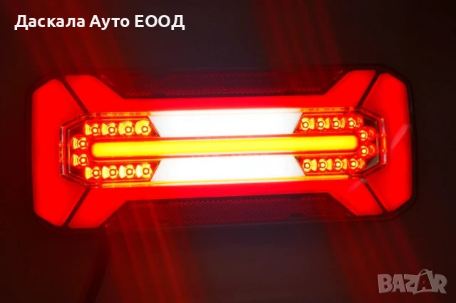 1бр. диоден ЛЕД LED стоп СИМЕТРИЯ  НЕОН с динамичен мигач  десен = ляв , W185, снимка 3 - Части - 50665920