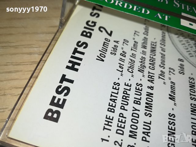 THE BEST HITS OF THE BIG STARS-КАСЕТА 1010231840, снимка 9 - Аудио касети - 42512785
