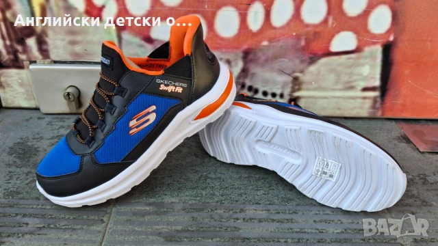 Английски детски маратонки Skechers, снимка 4 - Детски маратонки - 53769943