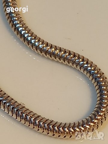 Сребърно родирано колие , снимка 3 - Колиета, медальони, синджири - 39353166