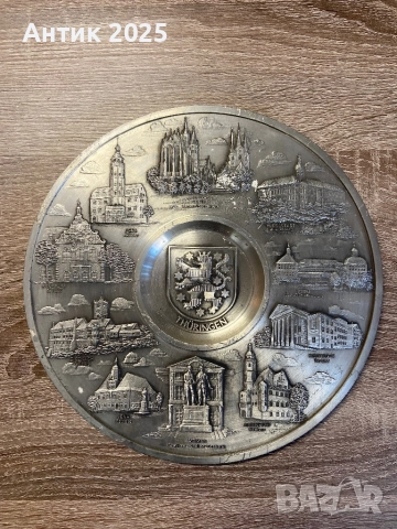 Винтидж декоративно пано за стена „Thüringen“ (Тюрингия), Германия