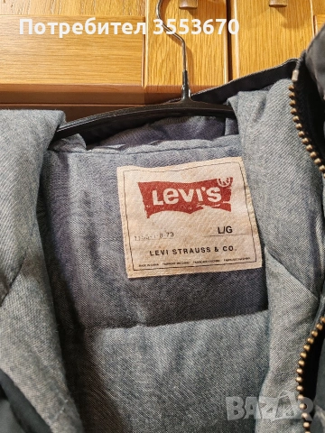 Тъмно-синьо яке LEVI'S, снимка 3 - Якета - 53168382