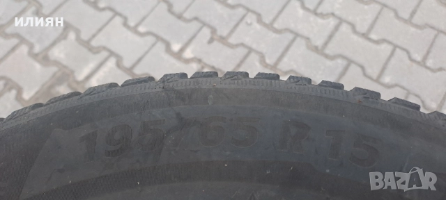 4бр зимни гуми Michelin 195 65 15 6мм грайфер , снимка 7 - Гуми и джанти - 52227240