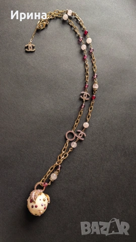 Огърлица Шанел - Ябълката, снимка 7 - Колиета, медальони, синджири - 53731776