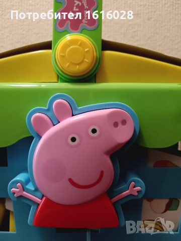 Сортер кошница с фигурки на Peppa Pig с мелодия. , снимка 2 - Образователни игри - 44924228