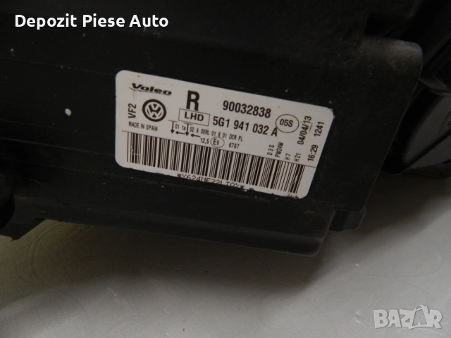 Преден десен фар VW Golf 7 GTI Bi-Xenon, 2013, 2014, 2015, 2016, оригинален код 5G1941031A 5G1941032, снимка 5 - Части - 51937527