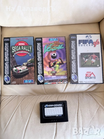Sega Saturn MK1 в кутия + волан, снимка 10 - Други игри и конзоли - 52698470