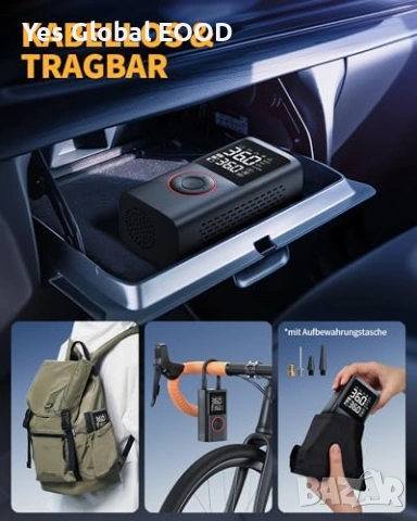 Безжична електрическа помпа 150 PSI с батерия, снимка 5 - Други инструменти - 53430761