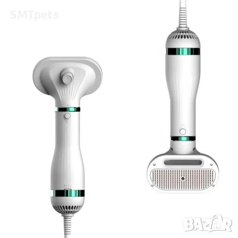 компактен 2 в 1 безшумен сешоар и четка за домашни любимци. ✨, снимка 3 - За кучета - 47881129