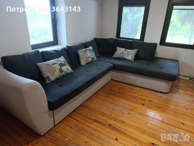 Диван ъглов голям, снимка 3 - Дивани и мека мебел - 50523501