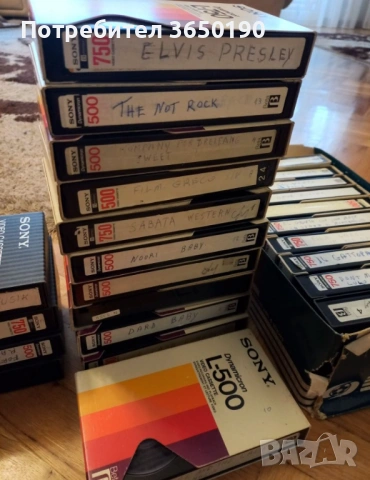 Видео Betamax SL-T7MER+ 33 касети, снимка 2 - Плейъри, домашно кино, прожектори - 53785129