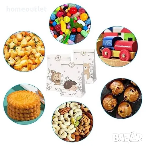 Детски хартиени торбички, пакет от 12 бр GIFT BAG (X12) X001AXIY6B (ANIMAL), снимка 3 - Други - 47547676