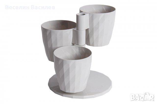 Тройна саксия за цветя 3 l., снимка 4 - Саксии и кашпи - 39493296