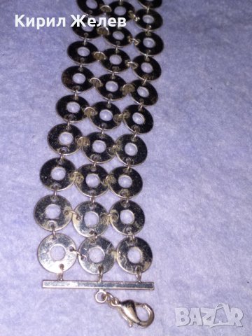 ЕФЕКТНА ПОСРЕБРЕНА ВИНТИДЖ СТИЛ АЖУРНА АРТ ГРИВНА от БЛАГОРОДНА СТОМАНА 31914, снимка 6 - Гривни - 41752656