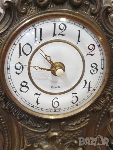 Каминен бронзов часовник, снимка 7 - Антикварни и старинни предмети - 41249206