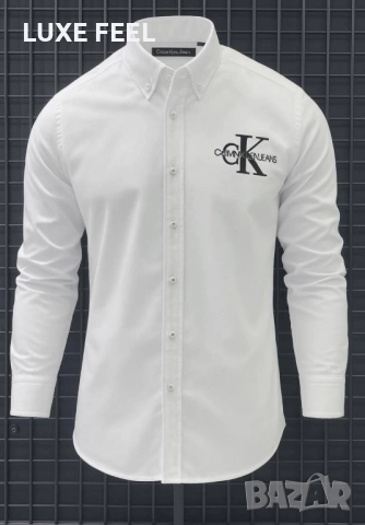 Мъжки Ризи - лого Бродирано ⚜️ Armani Boss, снимка 3 - Ризи - 52542486